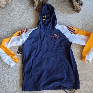 NBA x Mitchell and Ness Golden State Warriors Retro Windbreaker Jacket sz. Small